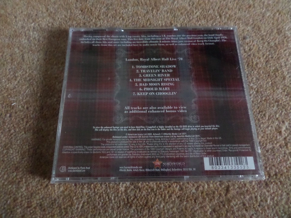 CD ALBUM NEW & SEALED - CREEDENCE CLEARWATER REVIVAL - PERFORMANCE - ( LIVE ) - Image 2 of 2