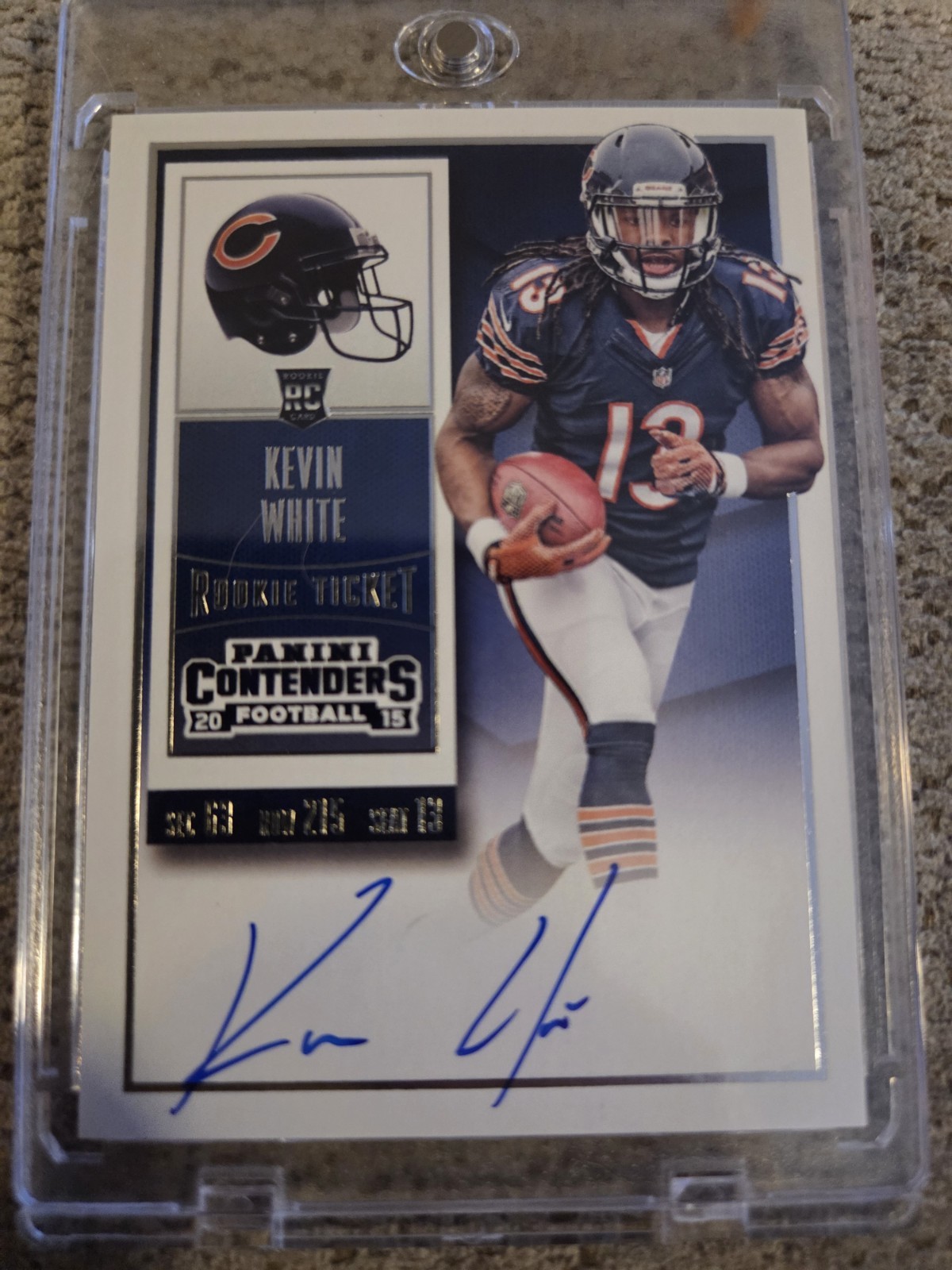 Kevin White Panini Contenders #223 Autograph