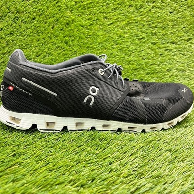 On Cloud 5 Mens Size 11 Black White Athletic Running Walking Shoes Sneakers