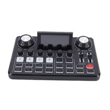 Podcast Microphone Bundle Sound Mixer Board Set With Foldable LED Screen Bo QWPL