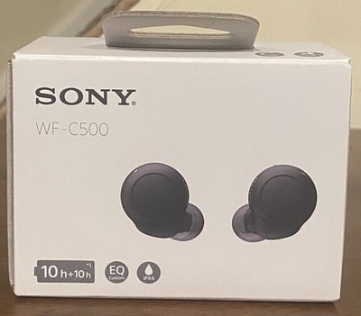 Sony WF-C500 Wireless Earbuds Black EQ Custom IPX4 Bluetooth