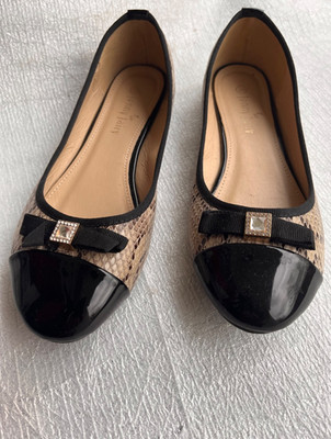 Leichte Ballerina  Schuhe Flach von Jenny Fairy Gr. 39 Schlangenoptik