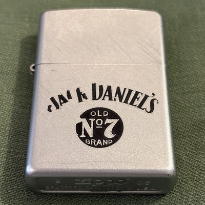 Zippo Jack Daniels Old No 7 Lighter June 2005 F 05 USA Working Vintage