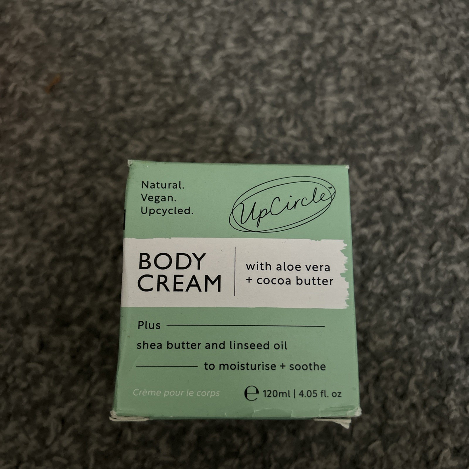 UpCircle Body Cream With Aloe Vera And Cocoa Butter 120ml  - For Dry Skin
