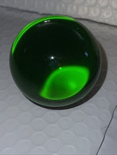 Clear Transparent Crystal Ball Green Glass Ball Craft Marble Sphere 60mm/2.25