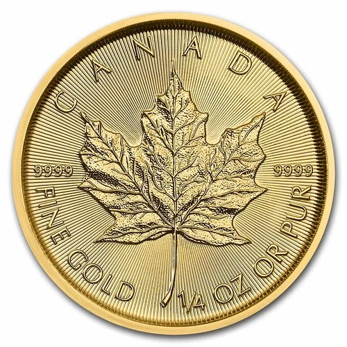 2022 Canadian Gold Maple Leaf 1/4 oz — photo from the most recent tracked eBay sale