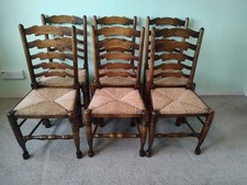 Set of 6 Excellent Quality Country Dinning Chairs