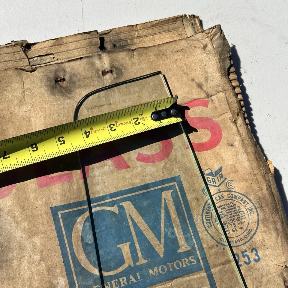 New Vintage OEM GM 3796428 Side Window Vent Glass Safety As2 VL7 Solid Tempered - Image 3 of 4