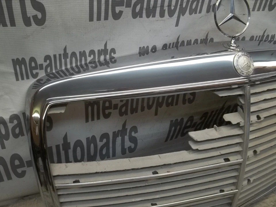Parrilla de parachoques delantero Mercedes-Benz W123 1977-1985 OEM de fábrica Foto 3 de 4