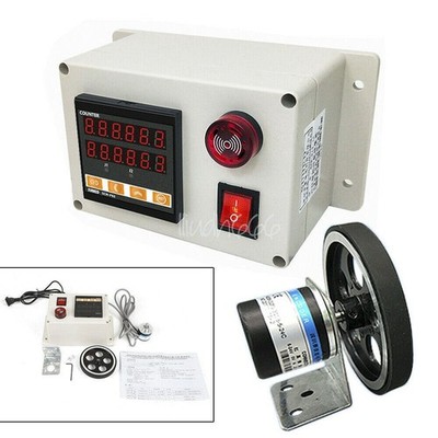 100ppr Length Measure Meter Counter Rotary Encoder Wheel Roll Digital Electronic