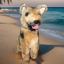 1975 Dakin 9 German Shepherd Puppy Plush Stuffed Animal Orig Owner, Nice
