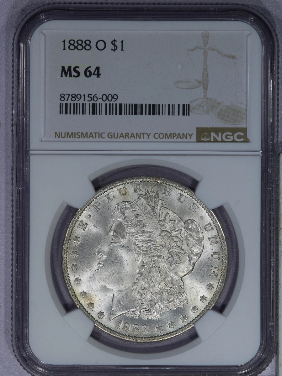 25+ MS 64 Graded 1888 Year Morgan US Dollars (1878-1921) for sale
