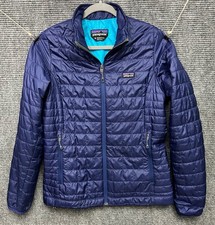 Patagonia Nano Puff Harvest Moon Blue Jacket Women's Size Medium