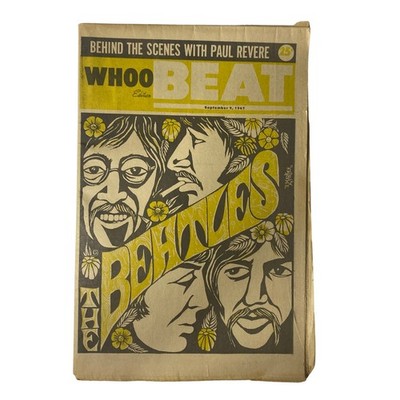Whoo Beat Tabloid Magazine September 9, 1967 Vol 1 No. 9 Mick Jagger No Label