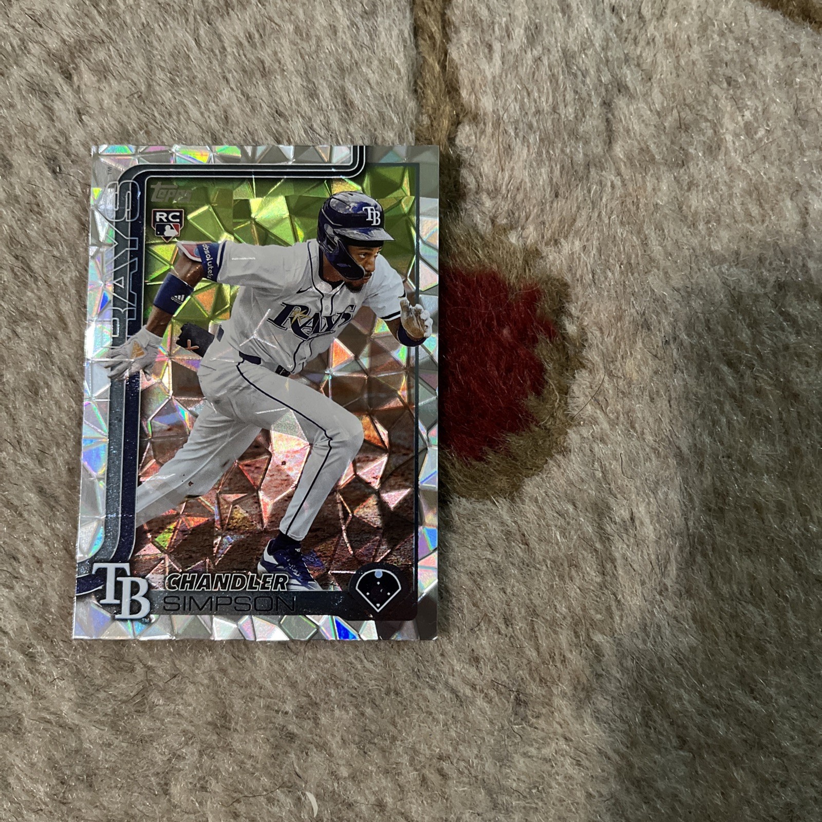 2025 Topps Update Chandler Simpson US 277 Diamante Parallel