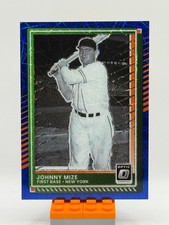 2025 Panini Donruss - Optic Johnny Mize #72 Blue Velocity Prizm 
