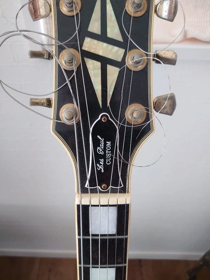 BURNY RLC-60 1980 年代 LP 定制风格 • MIJ 复古 • GOTOH • 4.1KG • 钻石镶嵌 — 第 2/4 张图片