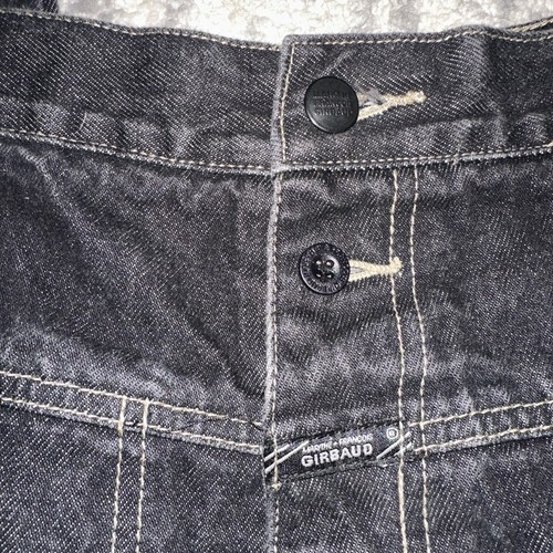 Jeans vintage Marithe Francois Girbaud denim scuro 38x30Y2K gamba larga larghi larghi Hong Kong - Foto 10 di 15