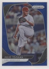 2020 Panini Prizm Blue Prizm Julio Teheran #42 04xg