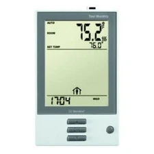 QuietWarmth Thermostat THERMPRO 7-Day Programmable Thermostat w/Built-in GFCI...
