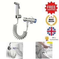 Handheld Shower Spray - High Pressure Bathroom Cleaning Kit - Wall Bracket