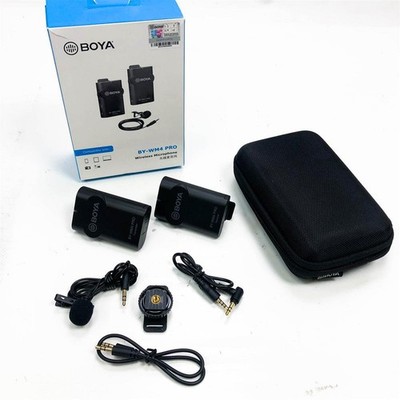 Upgrade 2,4 GHz kabelloses Lavalier-Mikrofon, BOYA WM4 Pro K1 Omnidirektionales