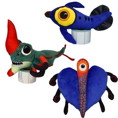 Subnautica Reaper Leviathan Plush Peeper Bladderfish Plushie Toy for Game Fans