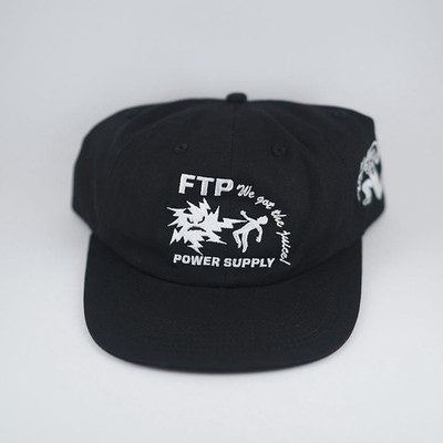 FTP Power Supply 6 Panel Hat Black BRAND NEW Snapback Cap