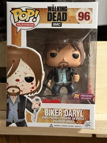 Funko POP! The Walking Dead Biker Daryl #96 PX Previews Exclusive Vinyl Figure