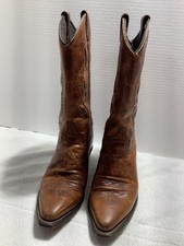 Abilene 9141 Brown Leather uppers Boots Women  s 6 M Made In USA