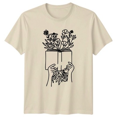 Lesen wächst die Seele Damen T-Shirt Buchliebhaber Literatur Geburtstag Geschenk