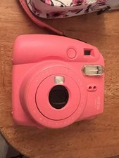 Pink Fujifilm Instax Mini 9 Camera Lights Keep Flashing Won't Turn on For Parts