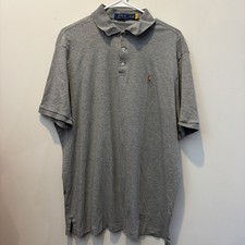 Polo Ralph Lauren Men's Short Sleeve Polo Shirt XL Classic Fit, Gray
