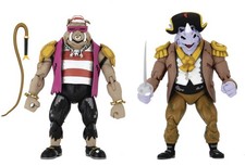 NECA Turtles in TIME Pirate Bebop & Rocksteady 7IN Action Figure 2PK