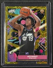 ACE BAILEY 2025-26 TOPPS COSMIC CHROME #171 GOLD INTERSTELLAR REFRACTOR RC 6/50