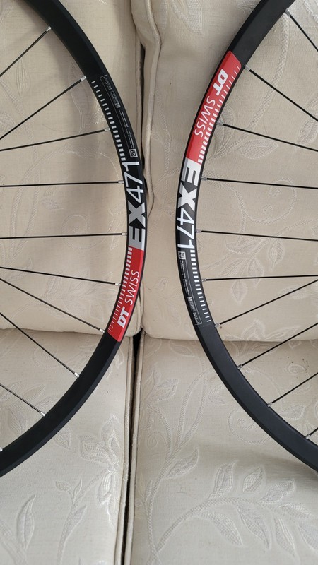 DT swiss EX471 rims and one up hubs mountain bike wheelset 29