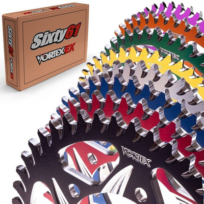 #ad Honda Grom 125 Rear Sprocket 2014 2019 2020 2021 Vortex 420 33 57 Blue Black Red $64.74