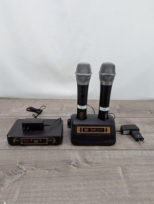 D'COM eve plus Black Wireless Karaoke Microphone System Dcom Mic