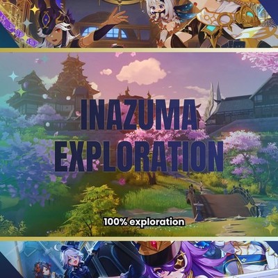 GENSHIN IMPACT  INAZUMA 100% EXPLORATION READ DESC  