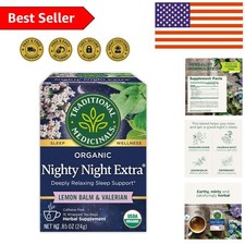 USDA Organic Valerian Root Tea - Nighty Night Extra for Relaxation  Sleep