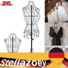 METALL Schaufensterpuppe Schneiderpuppe Dekobüste Kleiderständer Draht Torso