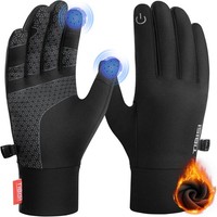 Puliou Handschuhe Herren Damen Winter Warme Fahrradhandschuhe Winterhandschuhe
