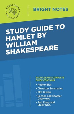 Study Guide to Hamlet by William Shakespeare Taschenbuch Bright Notes Englisch
