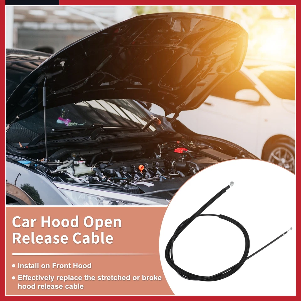 Cables de liberación del capó delantero n.º 5N0823535/5N0823411 para Volkswagen Tiguan 2008-2018 Foto 3 de 4