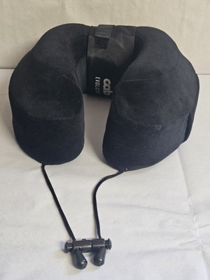 Cabeau Evolution Memory Foam Travel Neck Pillow   Black   Ergonomic Airplane...