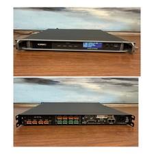 QSC Q-SYS I/O Frame  2 CIML4 Input Cards  1 col4 Cards WORKING CONDITION