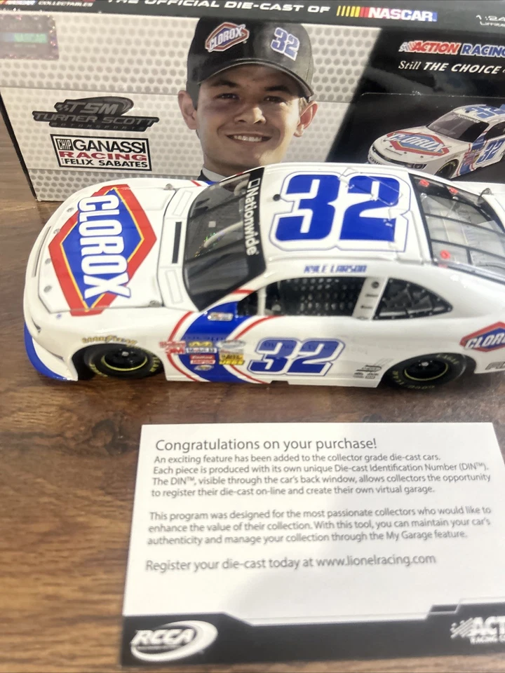 Kyle Larson #32 Clorox 2013 Camaro Nascar Die-cast modelo 272 de 1103 acción leer Foto 2 de 4