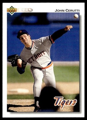 1992 Upper Deck John Cerutti Detroit Tigers #487