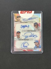 2024 Topps Bowmans Best Quad Auto De Vries/Perdomo/Santana/Cruz /125