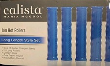CALISTA TOOLS ION HOT ROLLERS Long Length Style Set with 12 Rollers, 12 Clips